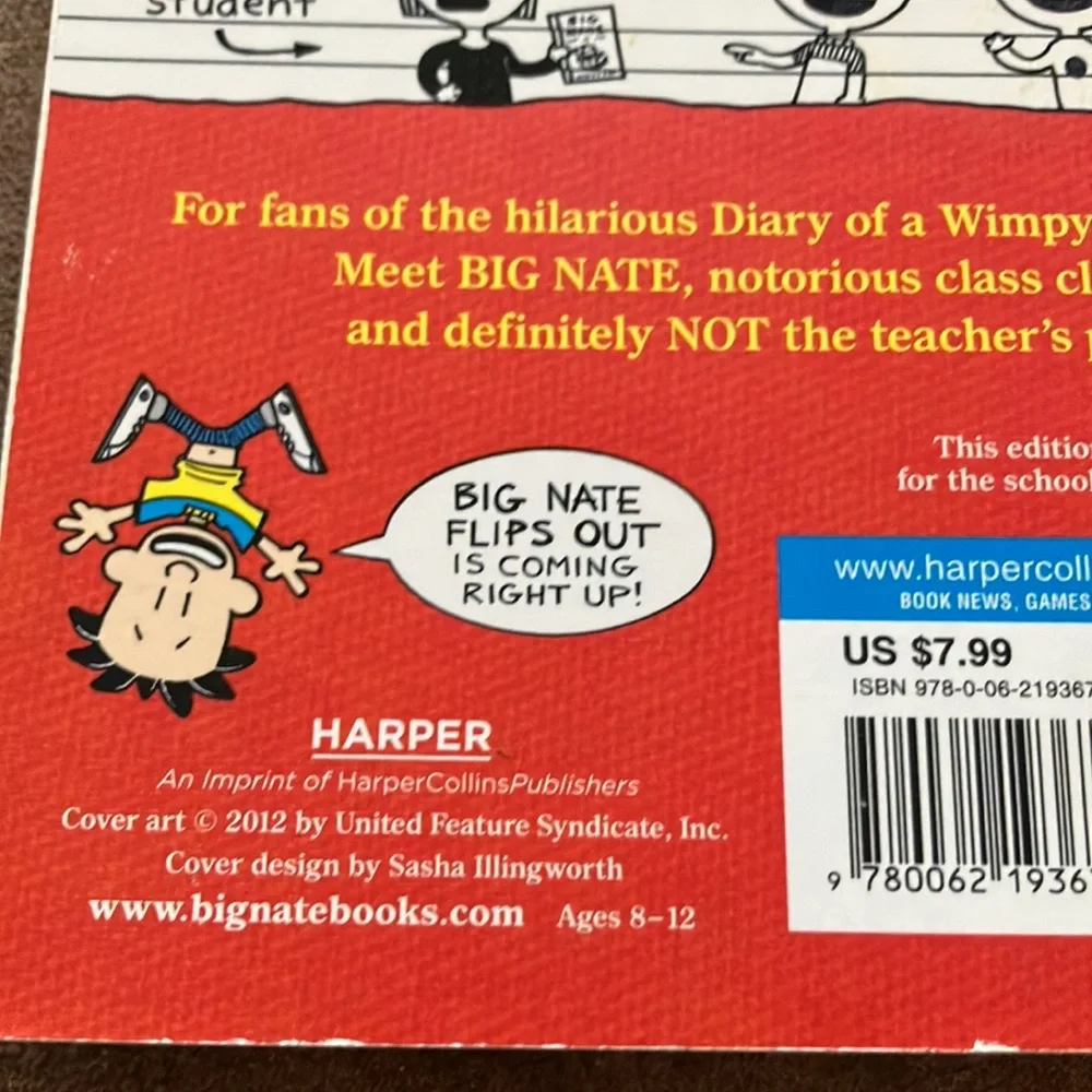 Big Nate Greatest Hits and Goes for Broke Book Set - Blue and Red Covers‎